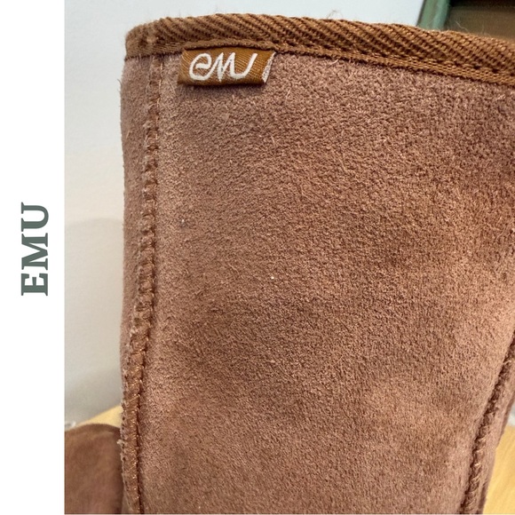 EMU Australia Tall Sheepskin Boots Brown Size 9 EU 40/41 - Picture 7 of 9